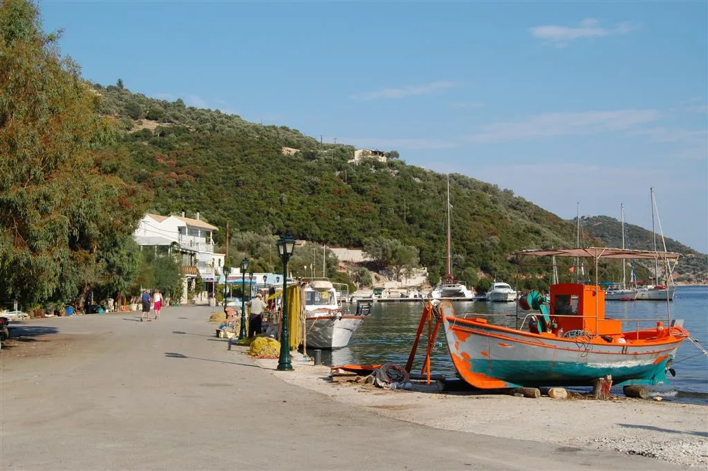 Sivota harbour on the south-east coast of Lefkada