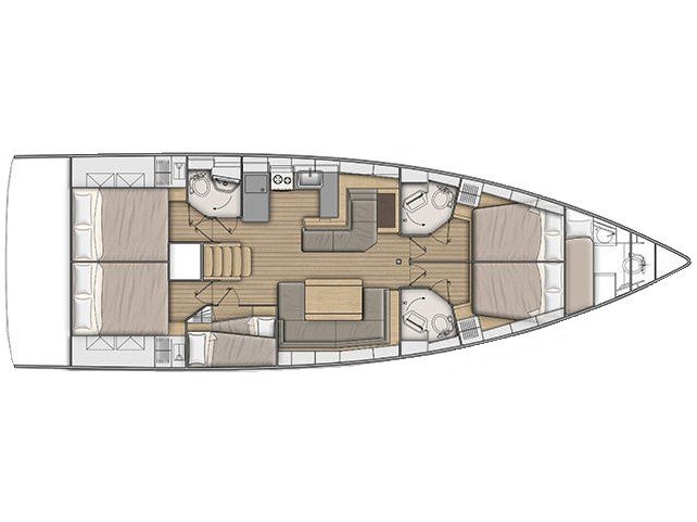 Barracuda (Refit 2026 - A/C - Generator - Electric Heads - 12 Pax)